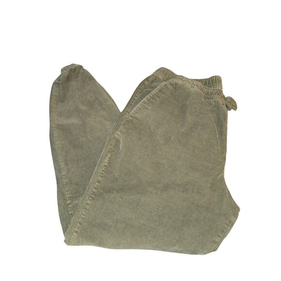 GAP MENS CORDUROY OLIVE GREEN JOGGERS SZ XL Tall - Picture 3 of 7